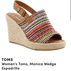 Toms Woven Monica Wedge Espadrille